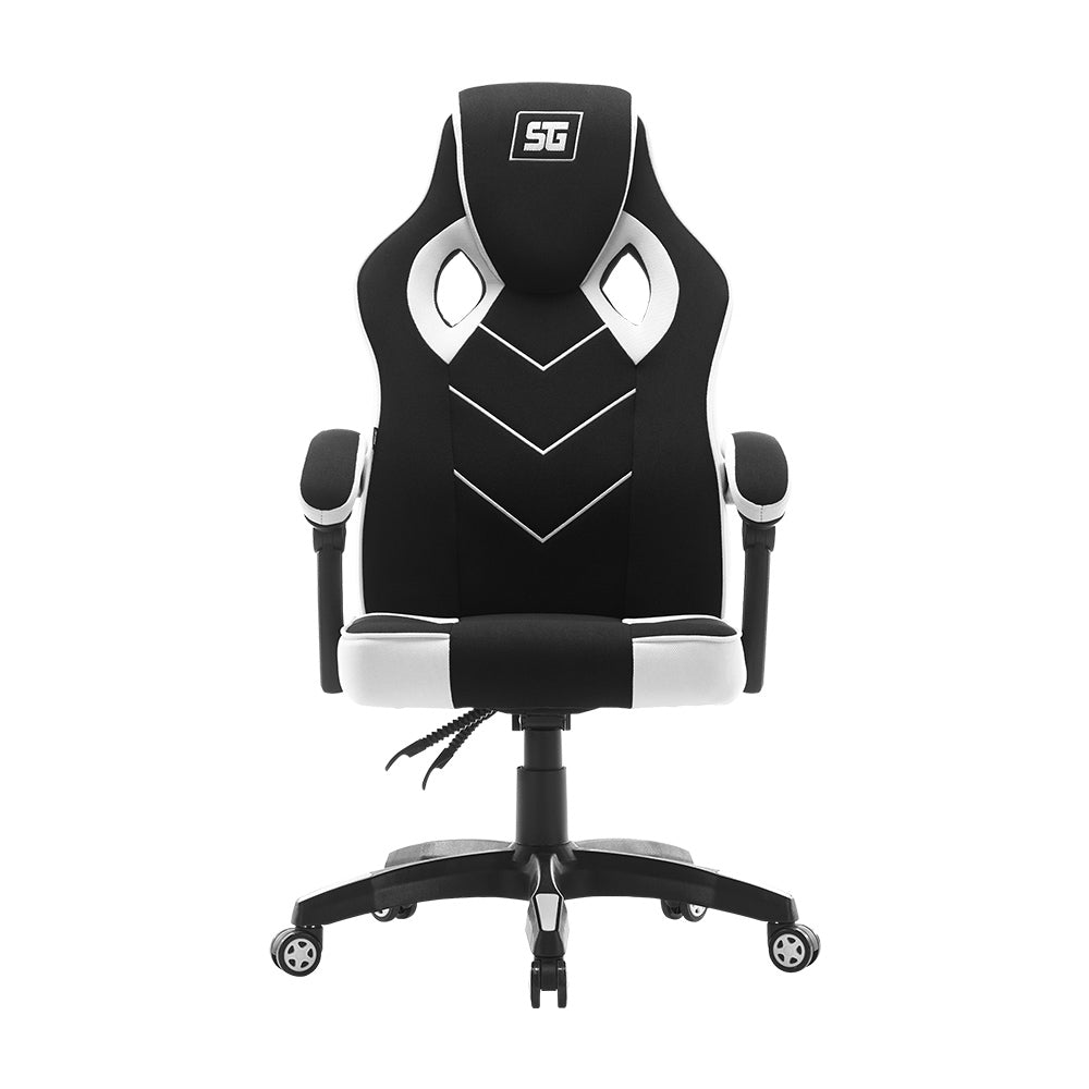 Silla Vorago Start the Game. CGC301-WH. Tela - reclinable, negro/blanco Silla Vorago Start the Game. CGC301-WH. Tela - reclinable, negro/blanco
